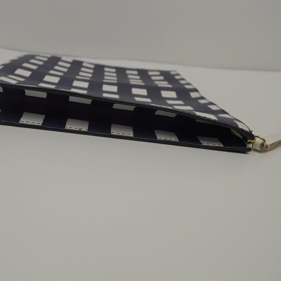 EAC blue and white plaid clutch - Picture 3 of 5